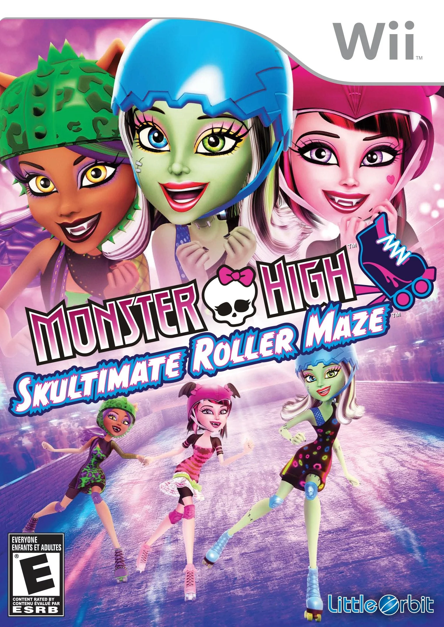 Videojuego Monster High: Skultimate Roller Maze para Nintendo Wii