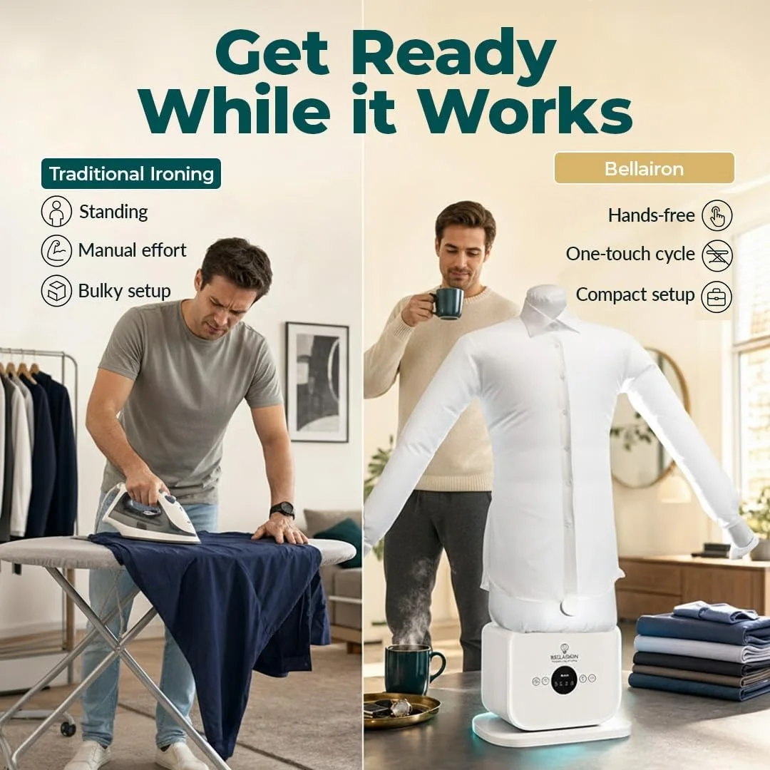 BELLAIRON La máquina de planchar automática original para ropa