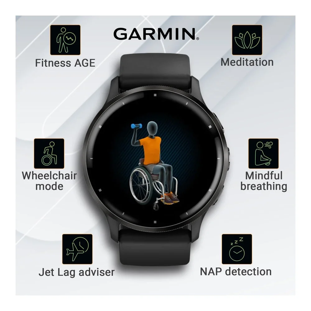 Garmin Venu 3 Con Pantalla AMOLED Y Salud Avanzada