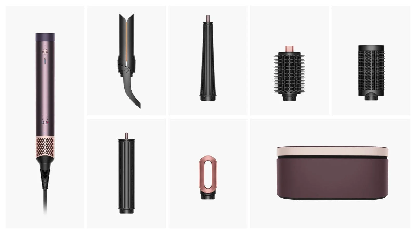 Dyson Airwrap Co-anda 2x - Liso+Ondulado (Jasper Plum)