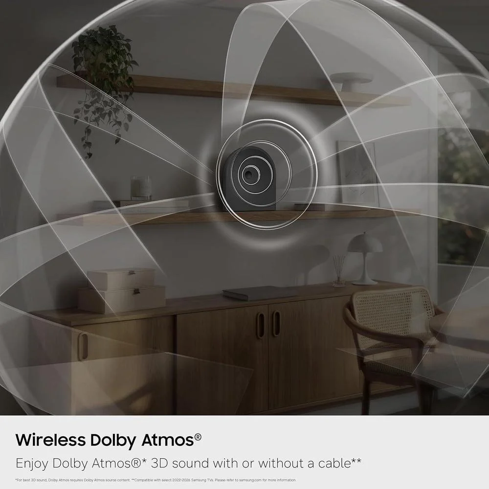 Samsung Altavoz Inteligente Music Studio 5 con Sonido Dolby Atmos, Q-Symphony, WiFi y Bluetooth Modelo 2026 Negro