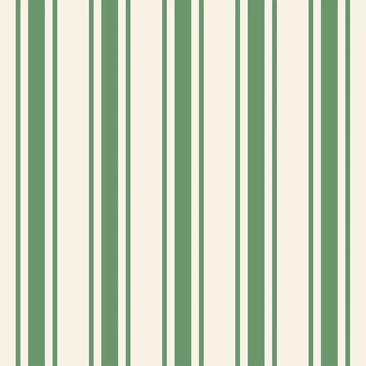 Papel mural autoadhesivo VEELIKE rayas verde y blanco 17.7" x 354"