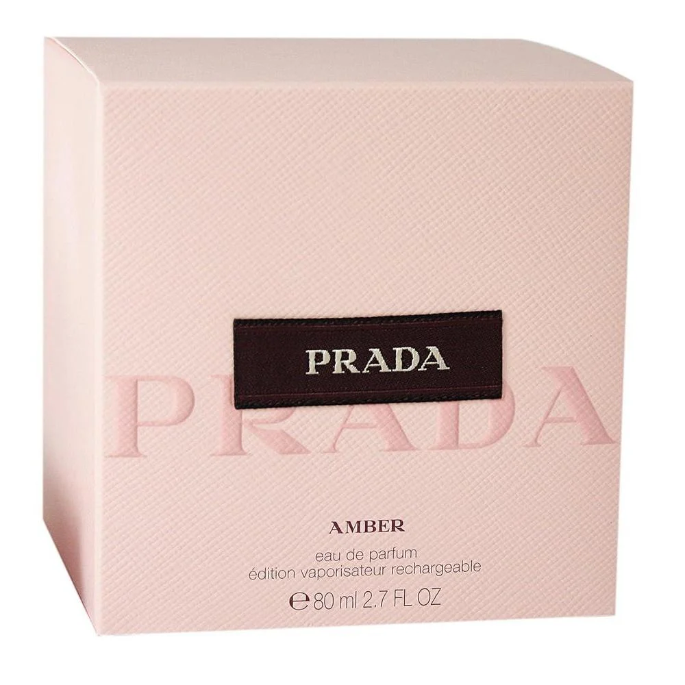 Prada Amber Eau de Parfum en espray para mujer, fragancia sofisticada y duradera