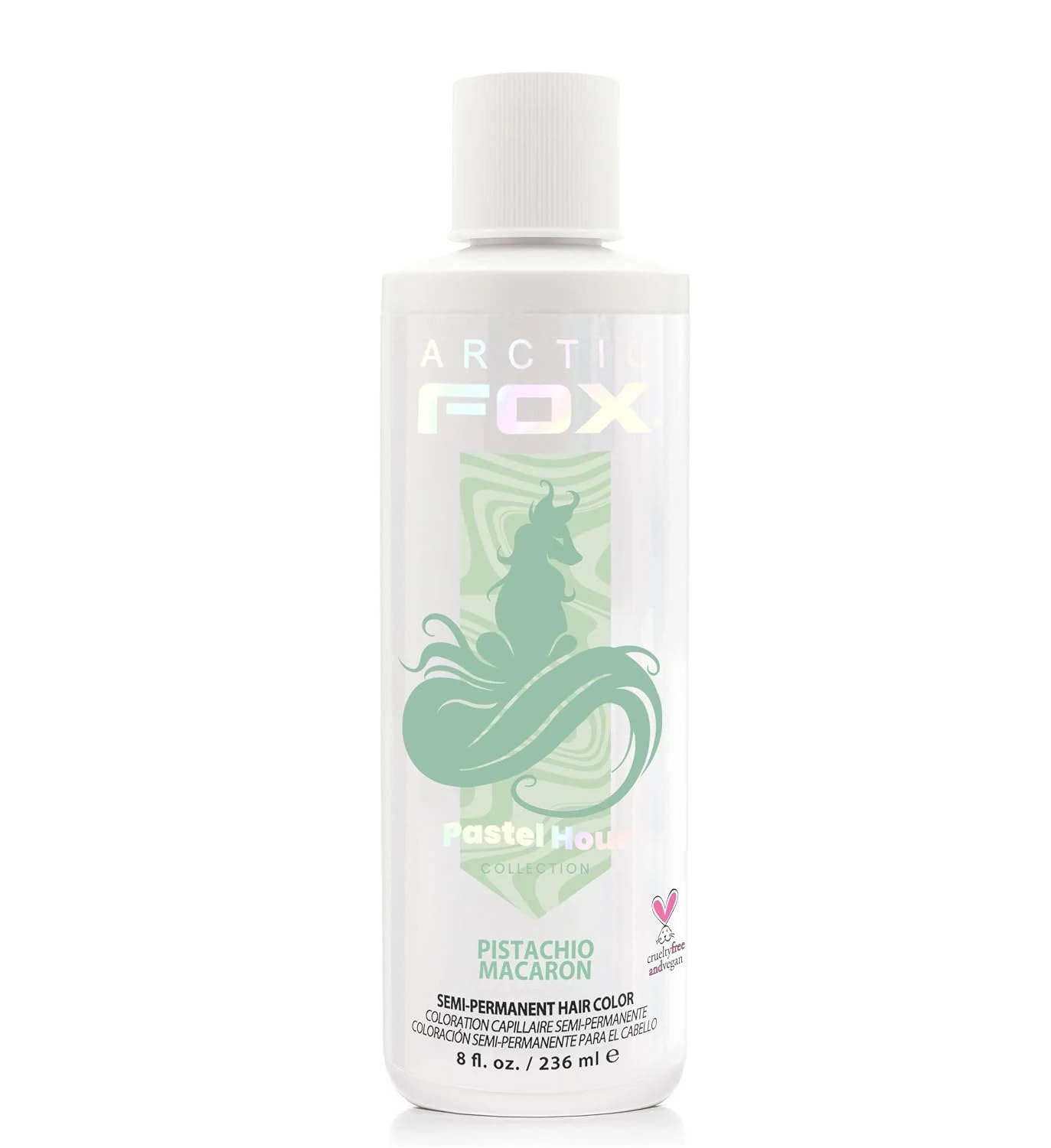 ARCTIC FOX Semi-Permanent Hair Dye - Mint Pistachio Macaron, Vegan - 8 oz