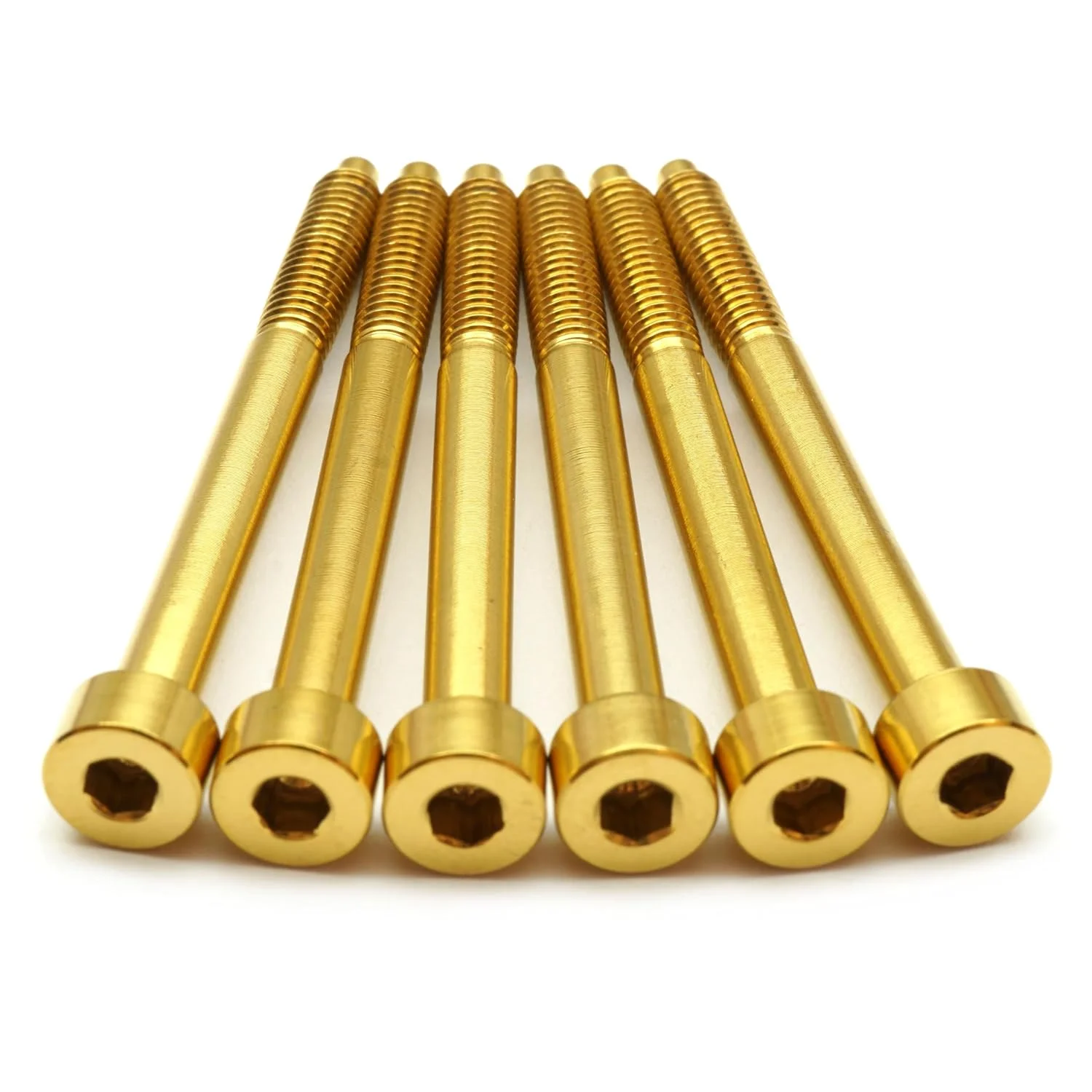 Tornillos de bloqueo de cuerda Monster Bolts titanio anodizado dorado para Floyd Rose Ibanez Edge 7 cuerdas