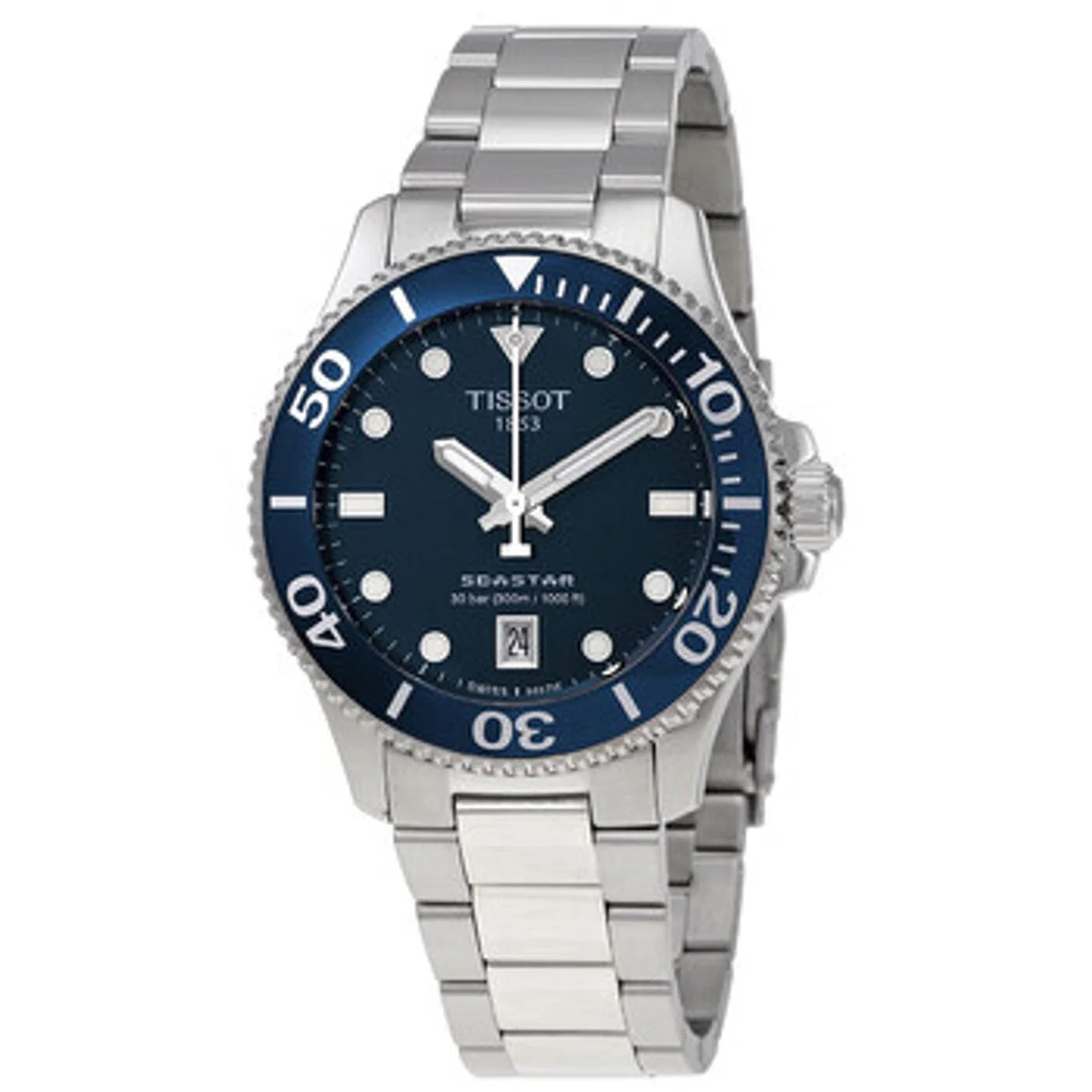 Tissot SEASTAR 1000 POWERMATIC 80 Automatic Blue Dial Men's Watch T120.407.11.041.03
