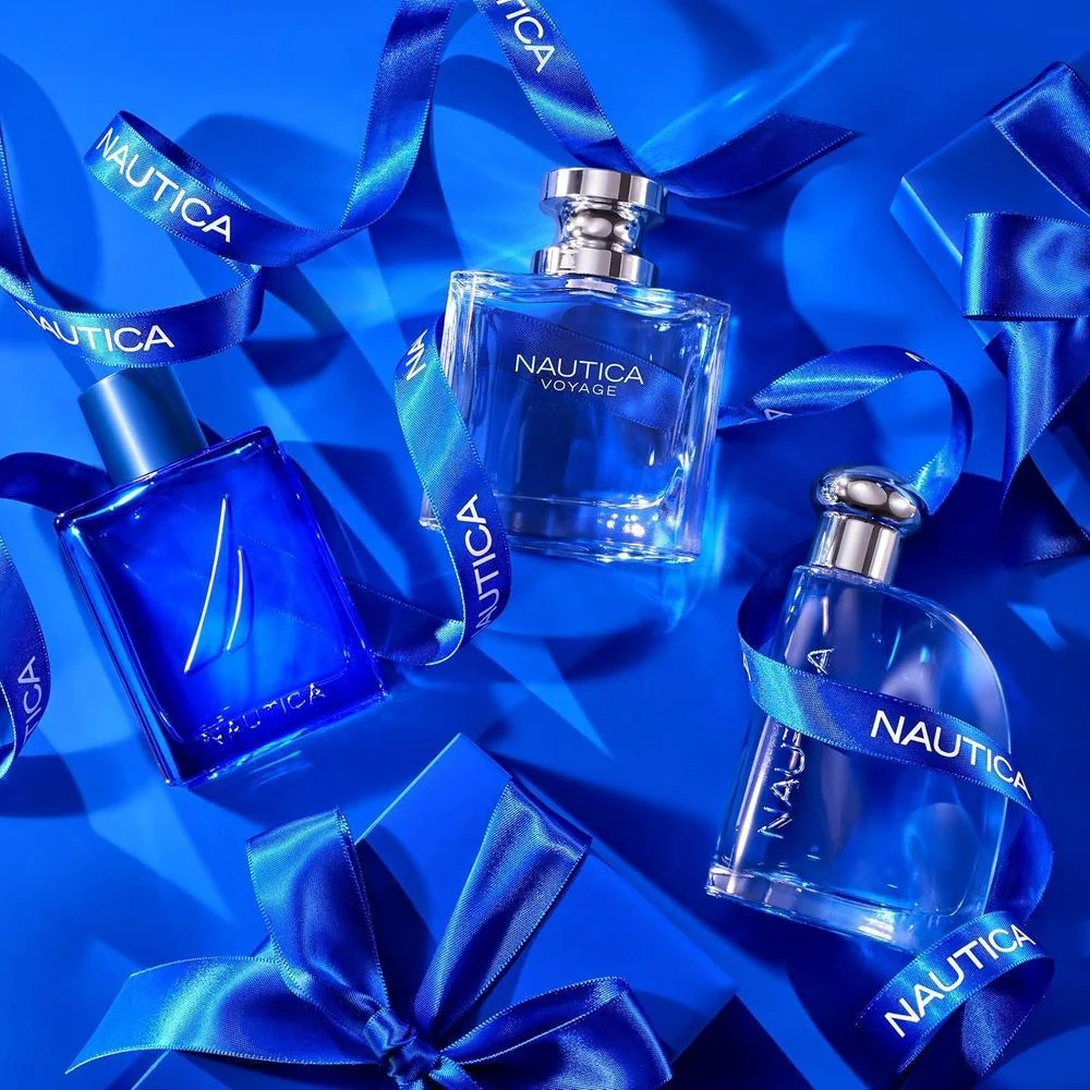 Nautica Blue Eau de Toilette, fragancia para hombre con notas de albahaca, jazmín y cedro, de larga duración para uso diario