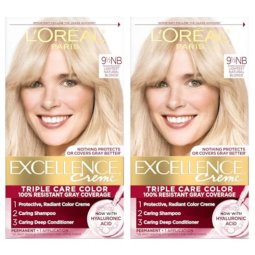 Tintura Permanente L'Oreal Paris Excellence Crème 9.5NB Rubio Natural Claro