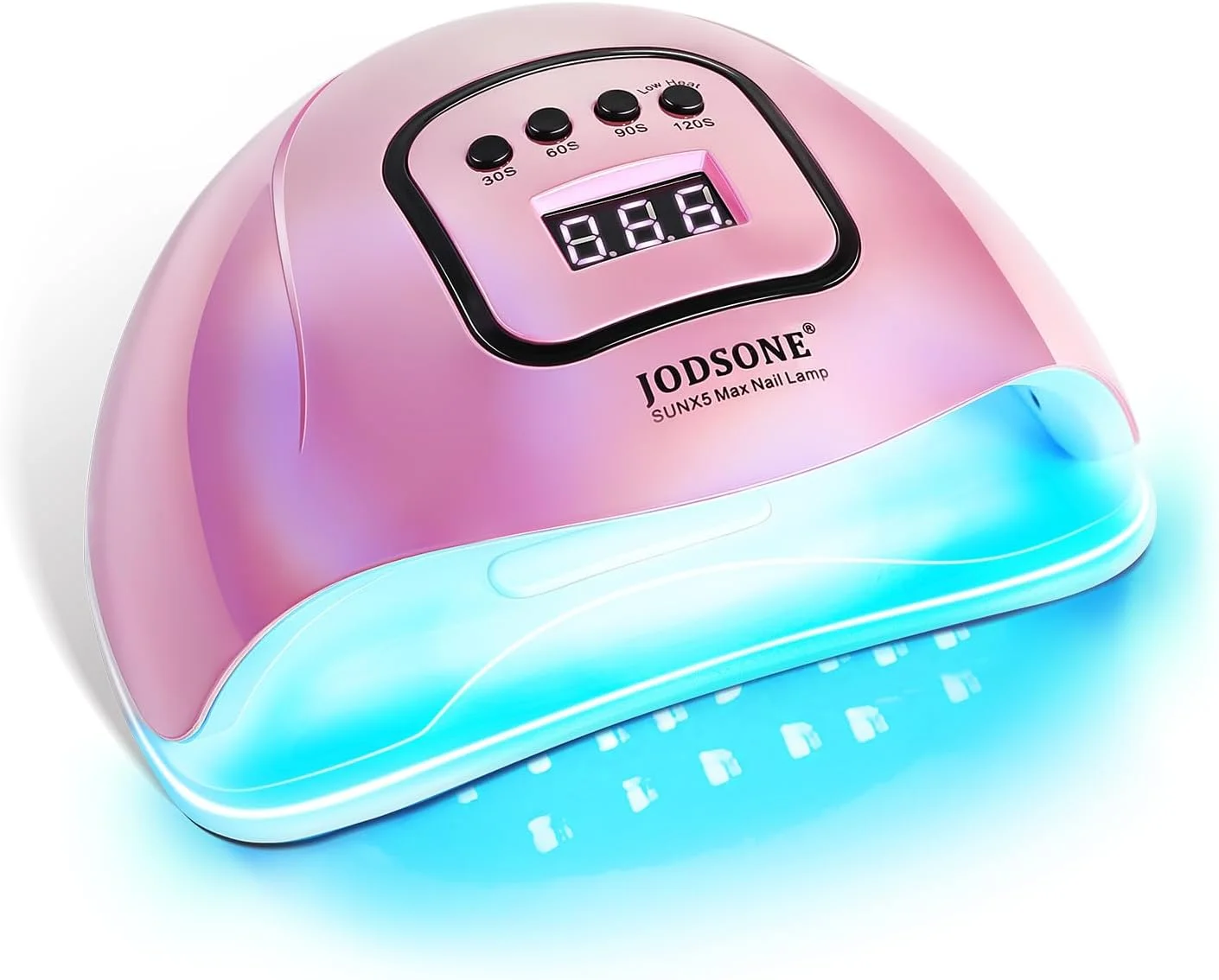 JODSONE Pink U V Nail Lamp for Gel Nail Polish Manicure Light with 4 Timers & Automatic Sensor Nail Dryer Curing LED Light