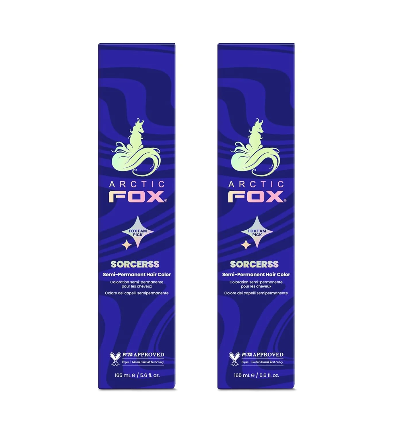 ARCTIC FOX Semi-Permanent Hair Color Sorceress - Vegan - 2 x 5.6 oz