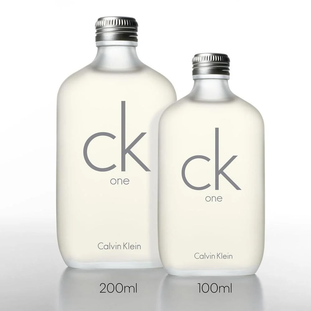 Calvin Klein CK One Eau de Toilette Unisex Citrus Fragrance with Green Tea, Bergamot, Cardamom, Violet & Amber