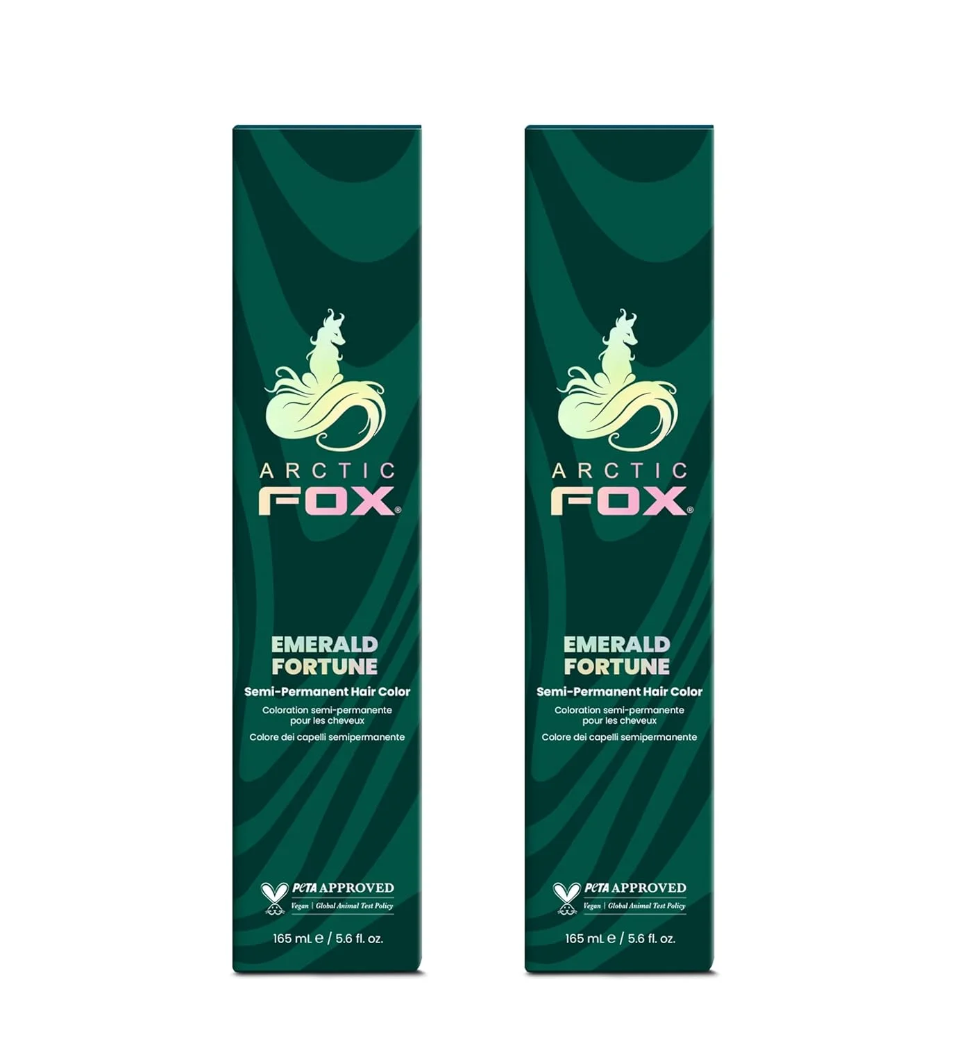 Tintura Semipermanente Arctic Fox Emerald Fortune Verde Esmeralda 2 x 5.6 oz