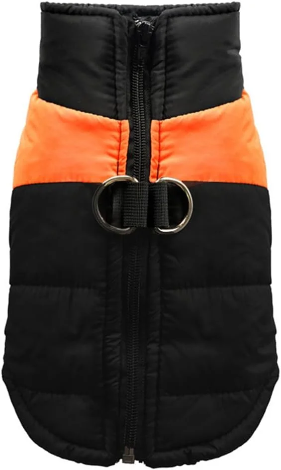 Chaleco impermeable para perros pequeños Marupet Winter Waterproof Windproof Tangerine talla S