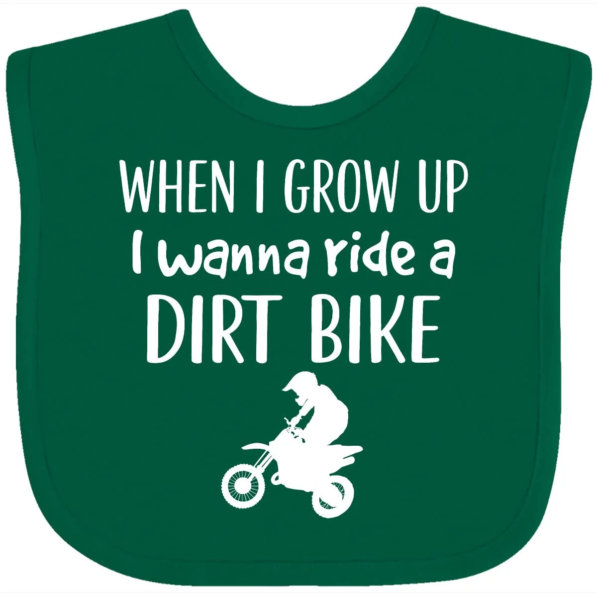 Babero Inktastic Dirt Biking Motocross Future Dirt Biker
