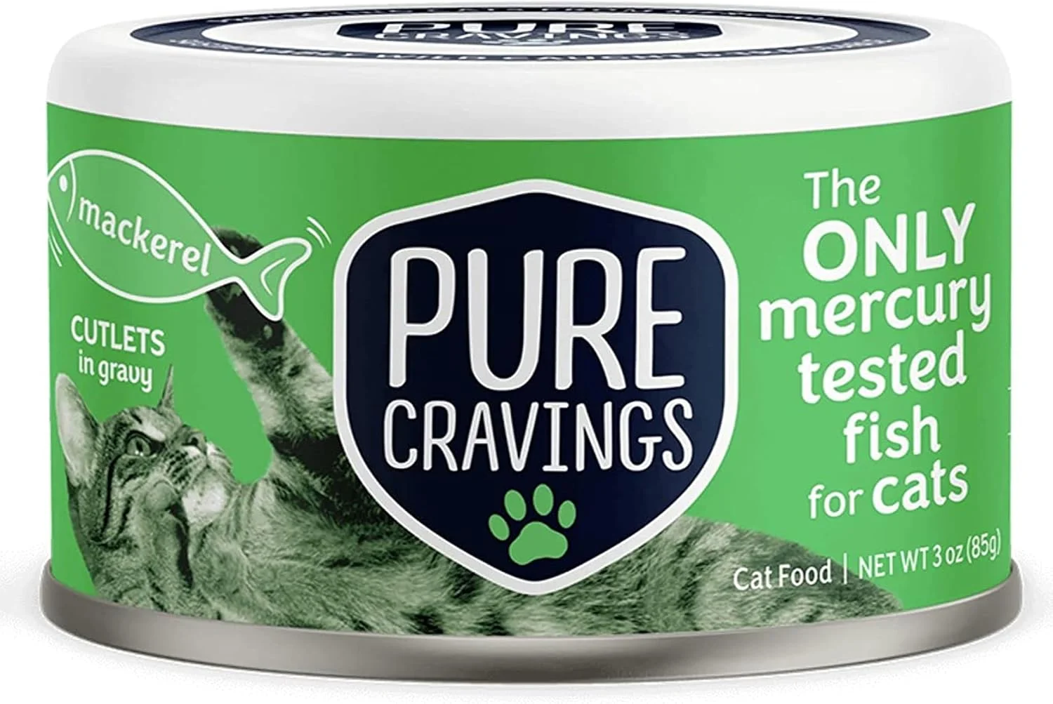 Alimento húmedo Pure Cravings para gatos Filetes de caballa en salsa, pack de 12 latas