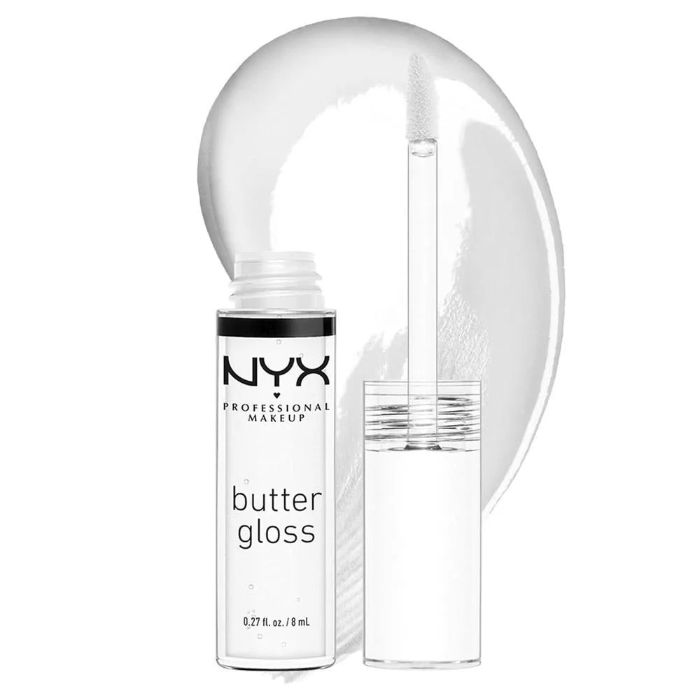 Gloss de Labios NYX Professional Makeup Butter Gloss Sugar Glass Transparente