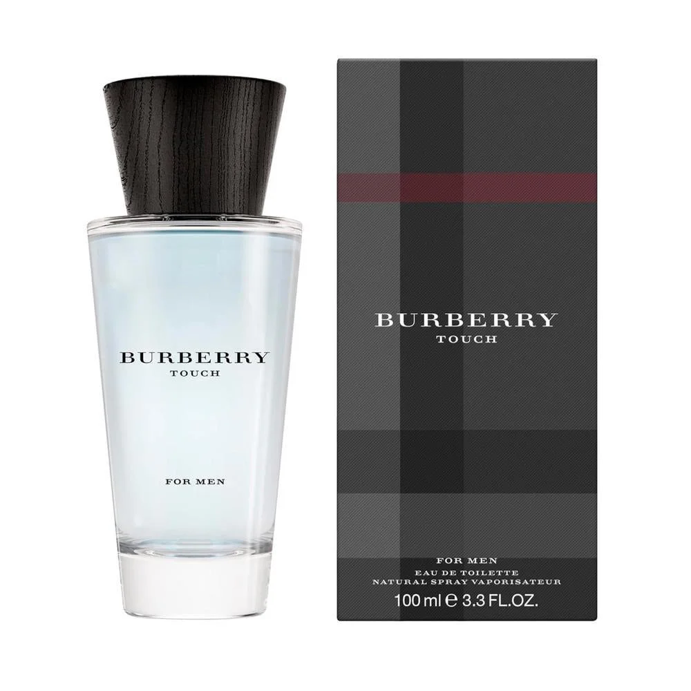 BURBERRY Touch Eau de Toilette: Colonia aromática masculina con mandarina, violeta, pimienta blanca y vetiver