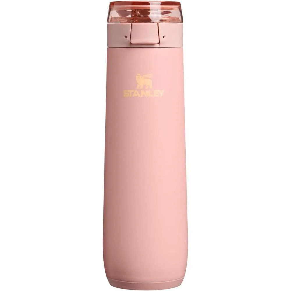 STANLEY Flowstate - Botella de agua a prueba de fugas con correa, tapa de bloqueo, acero inoxidable sin BPA