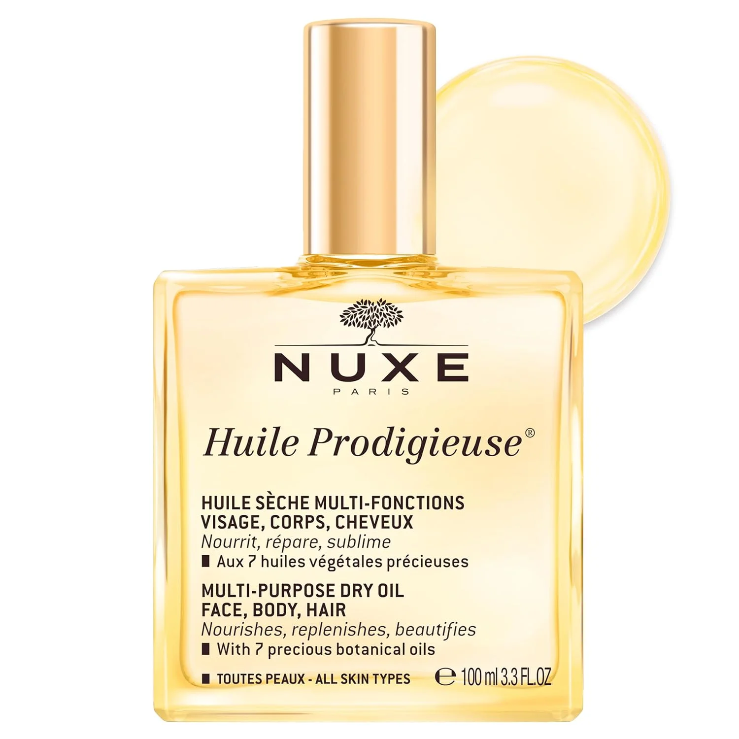 Aceite Corporal Multiusos Nuxe Huile Prodigieuse para Piel y Cabello