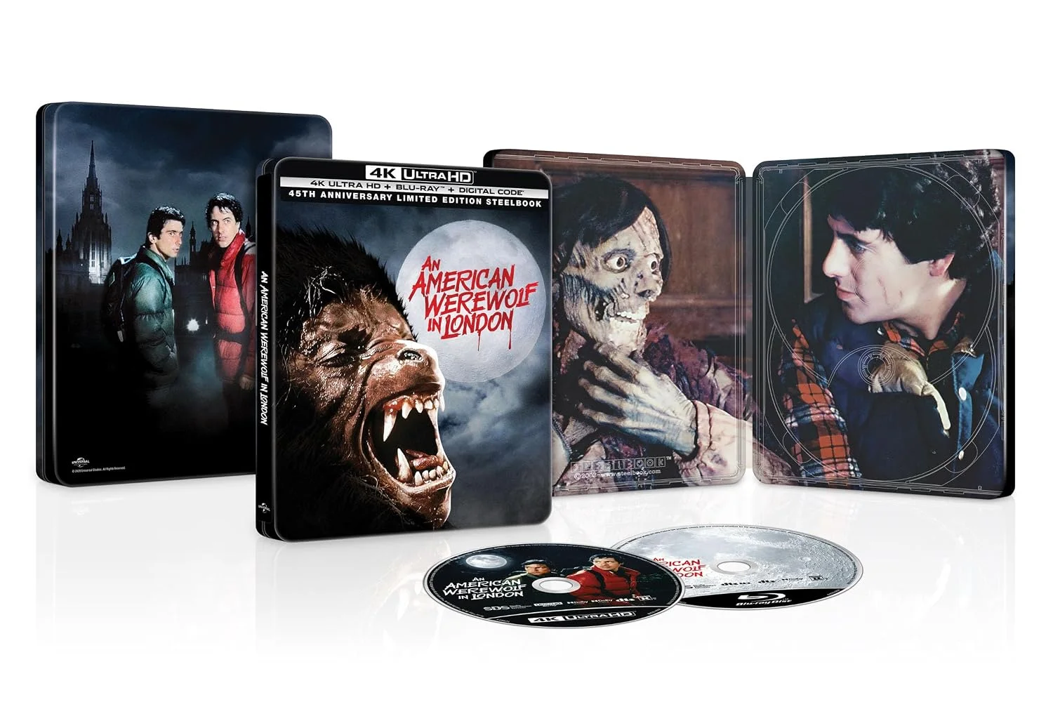 DVD/Blu-ray An American Werewolf in London 45th Anniversary Limited Edition Steelbook 4K Ultra HD