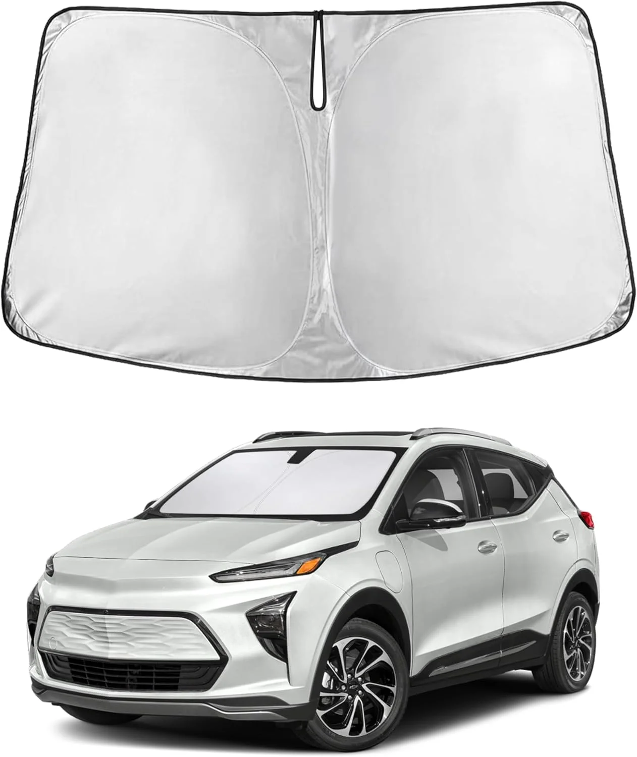 Parasol para parabrisas EcoNour compatible con Chevrolet Bolt EUV 2022-2024