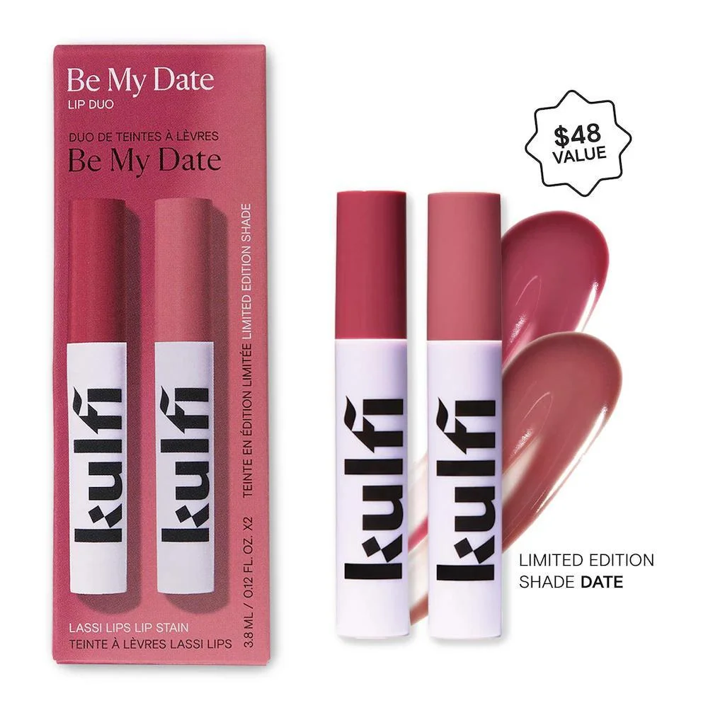 Be My Date Lassi Lips Set Dúo de Aceites Labiales con Tinte