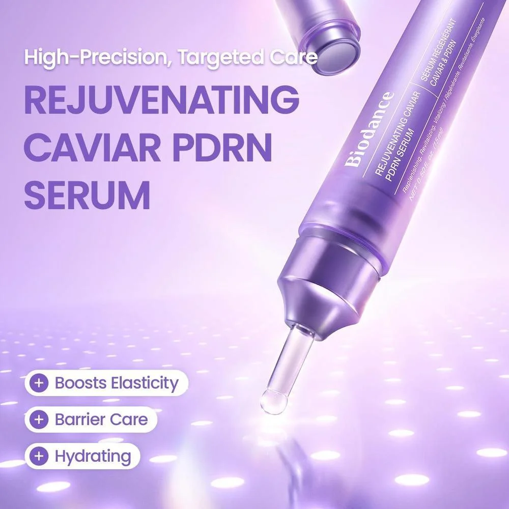 Biodance Caviar Pdrn Suero Facial Con Adn De Salmón, Hidrata, Nutre, Mejora Elasticidad, 15ml