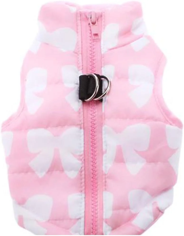 Chaleco para perro Marupet Winter Warm impermeable color rosa