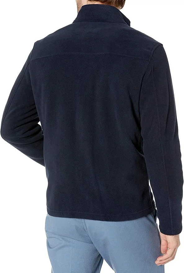 Tommy Hilfiger Men's Classic Zip Front Polar Fleece Jacket AZUL MARINO