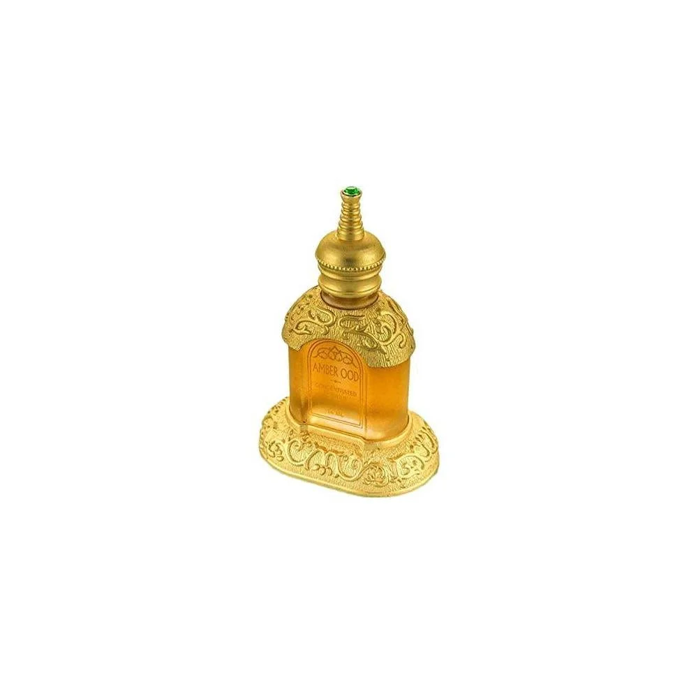 RASASI Amber Oud unisex Aceite de perfume concentrado con notas de rosa, ámbar, oudh y almizcle, paquete de 3 unidades