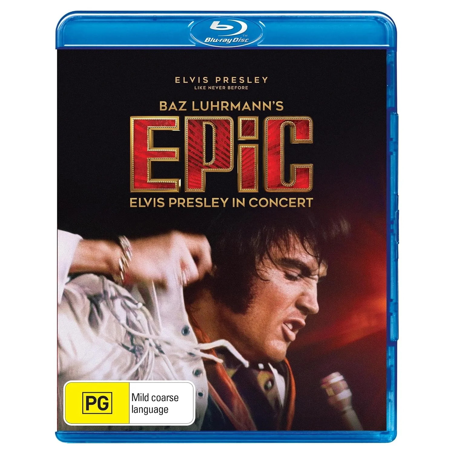 Blu-ray EPiC: Elvis Presley in Concert documental de Baz Luhrmann