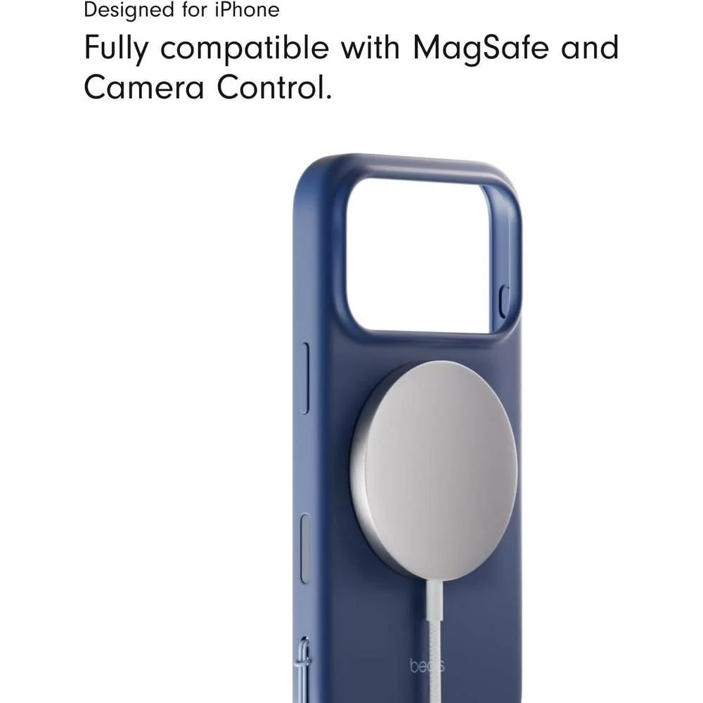 Funda atril para iPhone 17 Pro Max con MagSafe, control de cámara, soporte y cordón, acabado mate y forro de microfibra