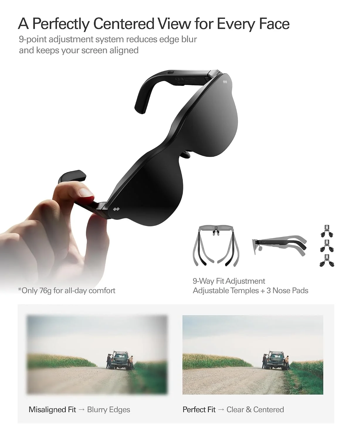 RayNeo Air 4 Pro - Lentes AR/XR (201" HDR10, 120Hz, 3D)