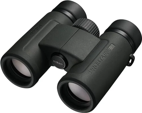 Nikon PROSTAFF P3 10x30 Binocular | Waterproof, fogproof, rubber-armored compact Binocular, wide field of view & long eye relief | Official Nikon USA Model