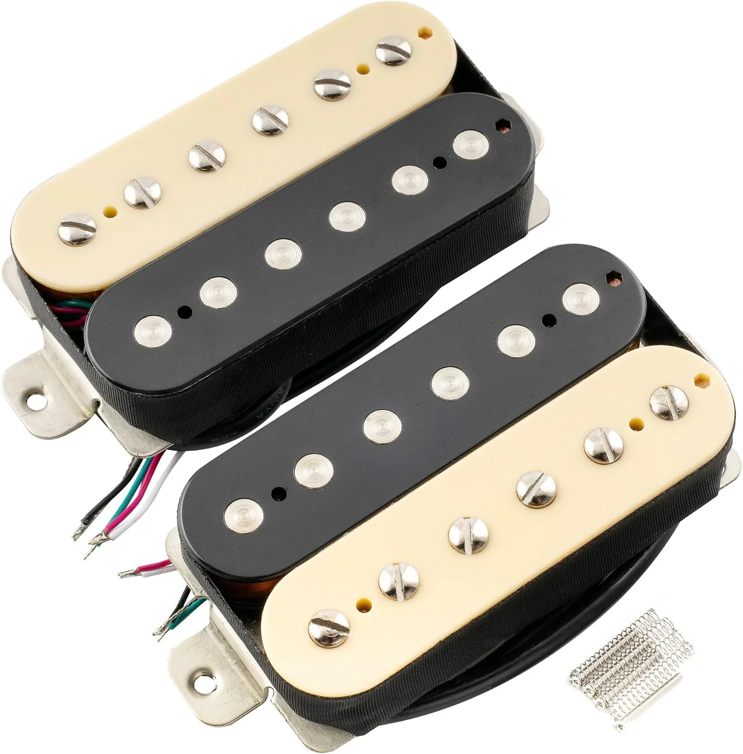 Pastilla Humbucker Musiclily Pro LP-OBLA Alnico 5 Descubierta Puente Negro