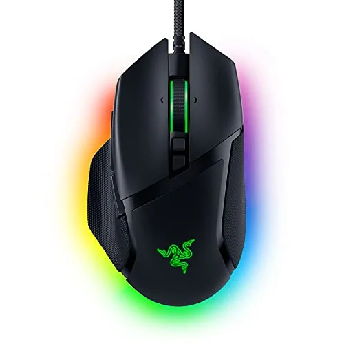 Mouse Razer Basilisk V3 ergonómico gaming con cable RGB negro