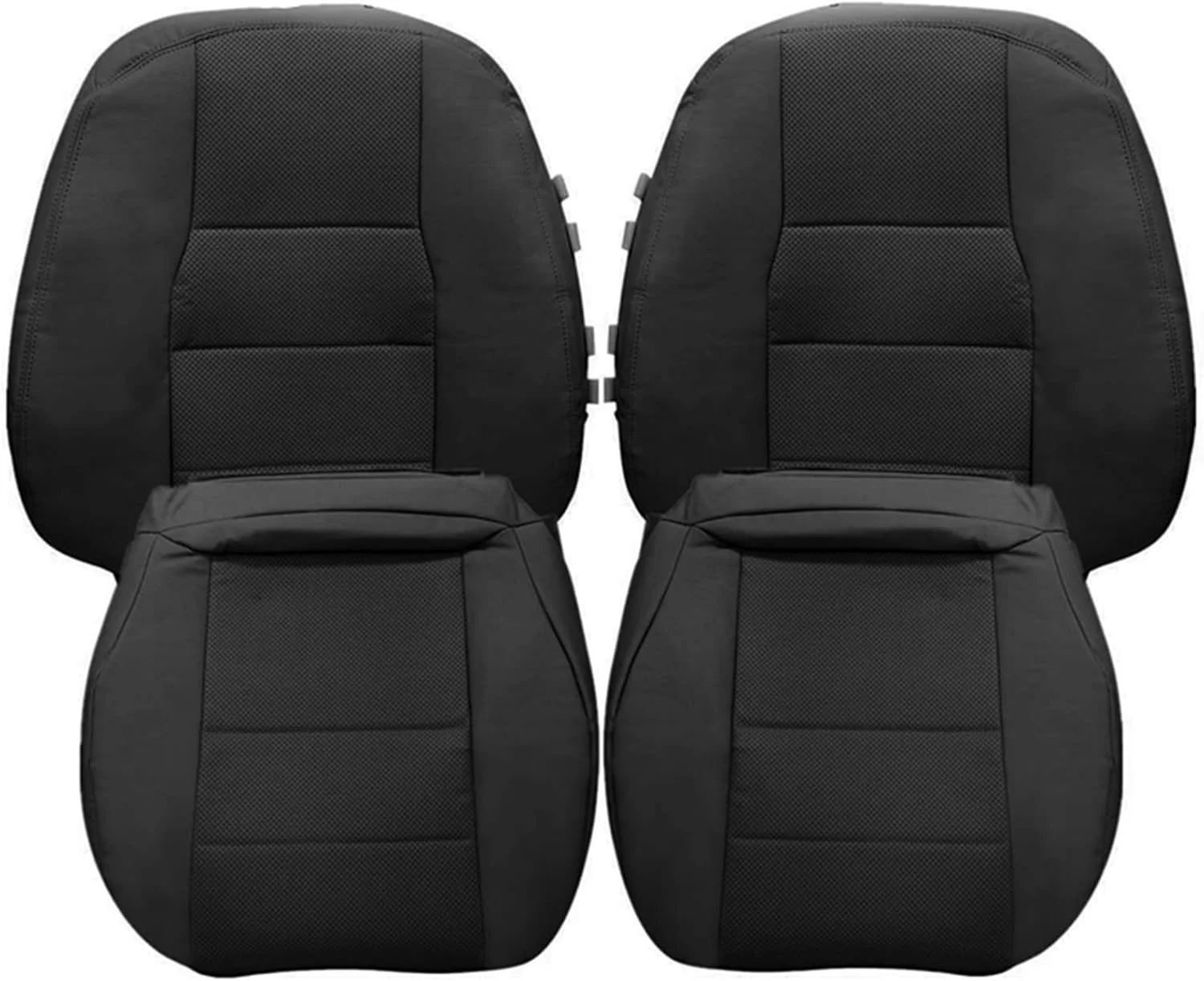 Fundas de asiento de reemplazo Nlqr para Mercedes Benz GLK y C-Class negro