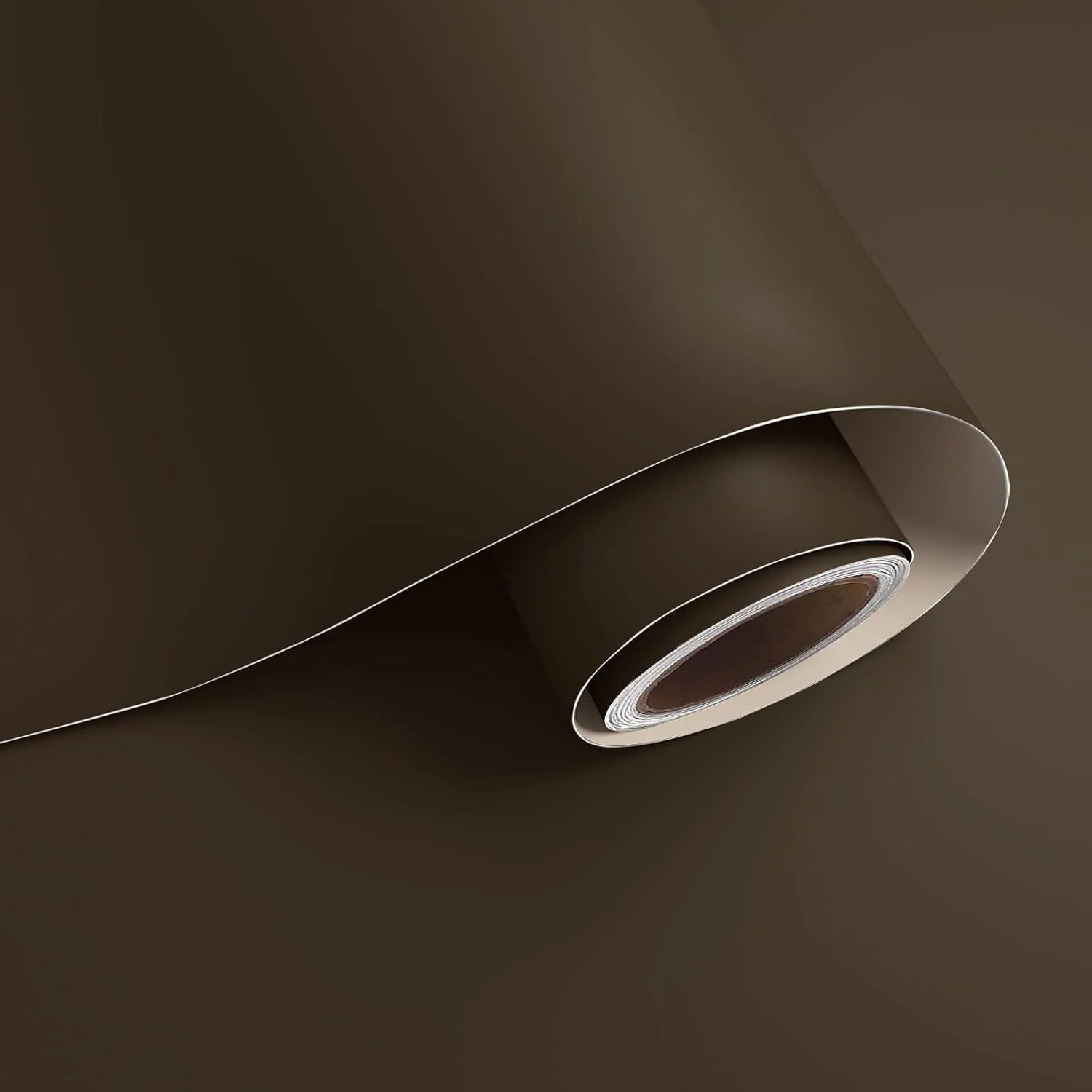 VaryPaper 32"x118" Large Size Brown Wallpaper Peel and Stick Solid Contact Paper for Countertops Waterproof Self Adhesive Vinyl Wall Paper Removable Stick on Wallpaper for Cabinets Shelves Desk Drawer