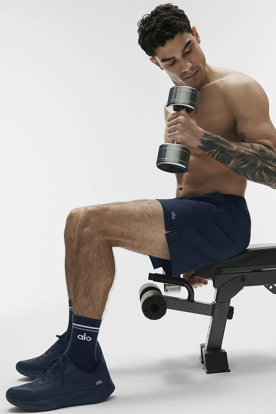 Alo Yoga 7" Repetition Short - Navy