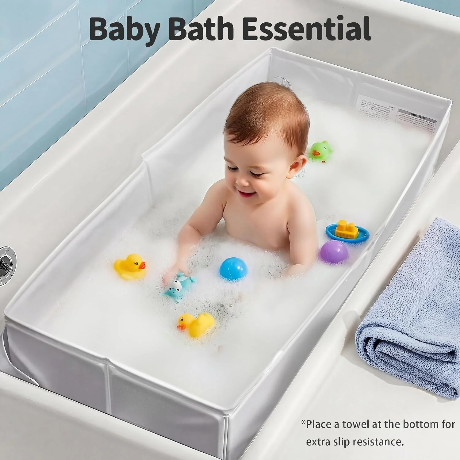 Bella's Friends Life Bañera Plegable Portátil para Niños 6 Meses a 3 Años Modelo 1