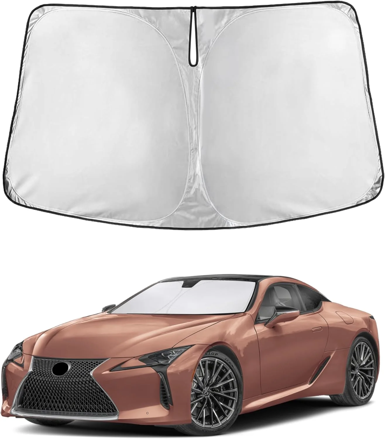 Parasol para parabrisas EcoNour compatible con Lexus LC 2018-2024