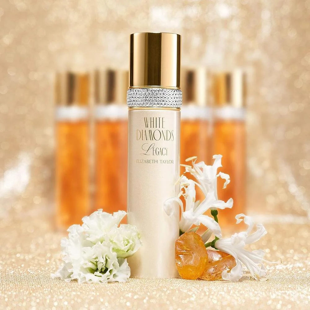 Elizabeth Taylor White Diamonds Legacy EDT Spray para Mujeres, fragancia floral larga duración
