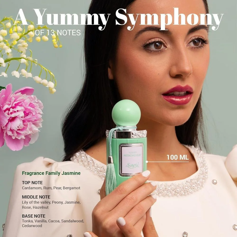 Sapil Yummy Pistachio Oud Unisex Eau De Parfum