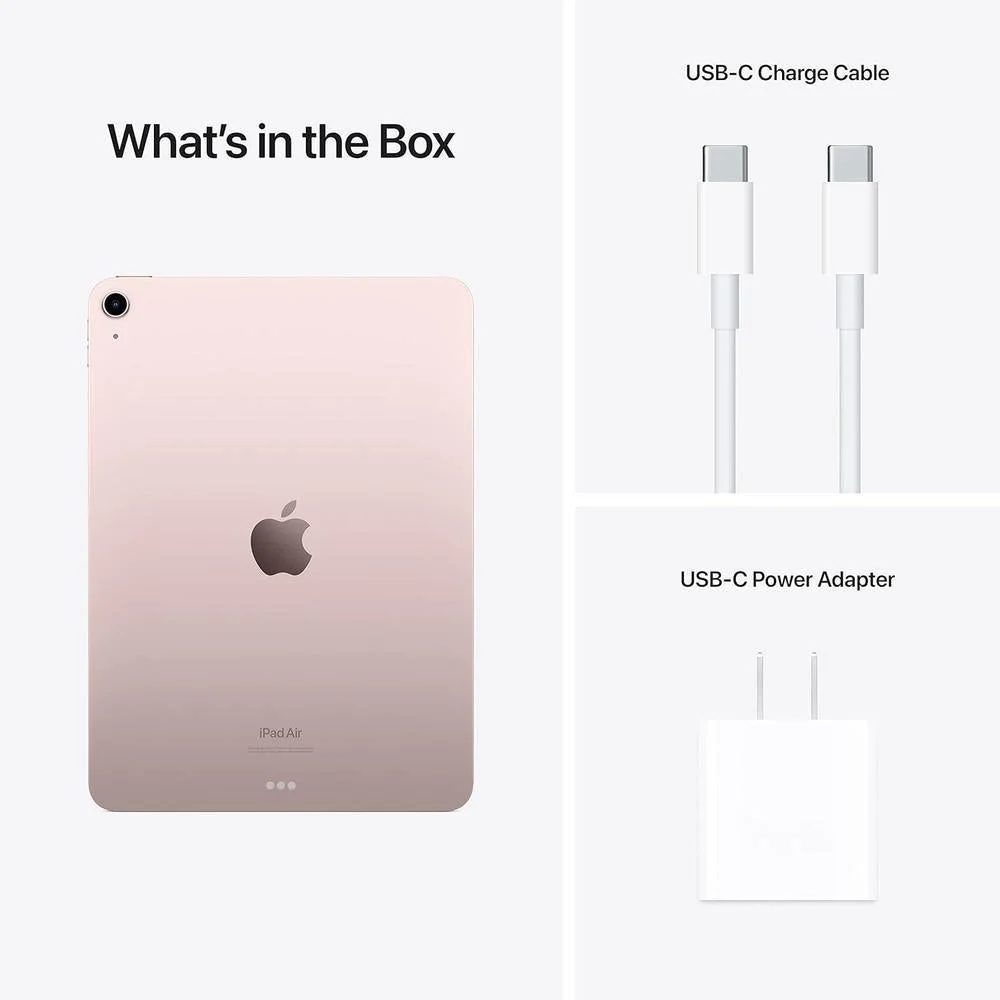 Apple IPad Air 5ª Gen. 10.9" 64GB Chip M1 Wi-Fi Rosado (Renovado)