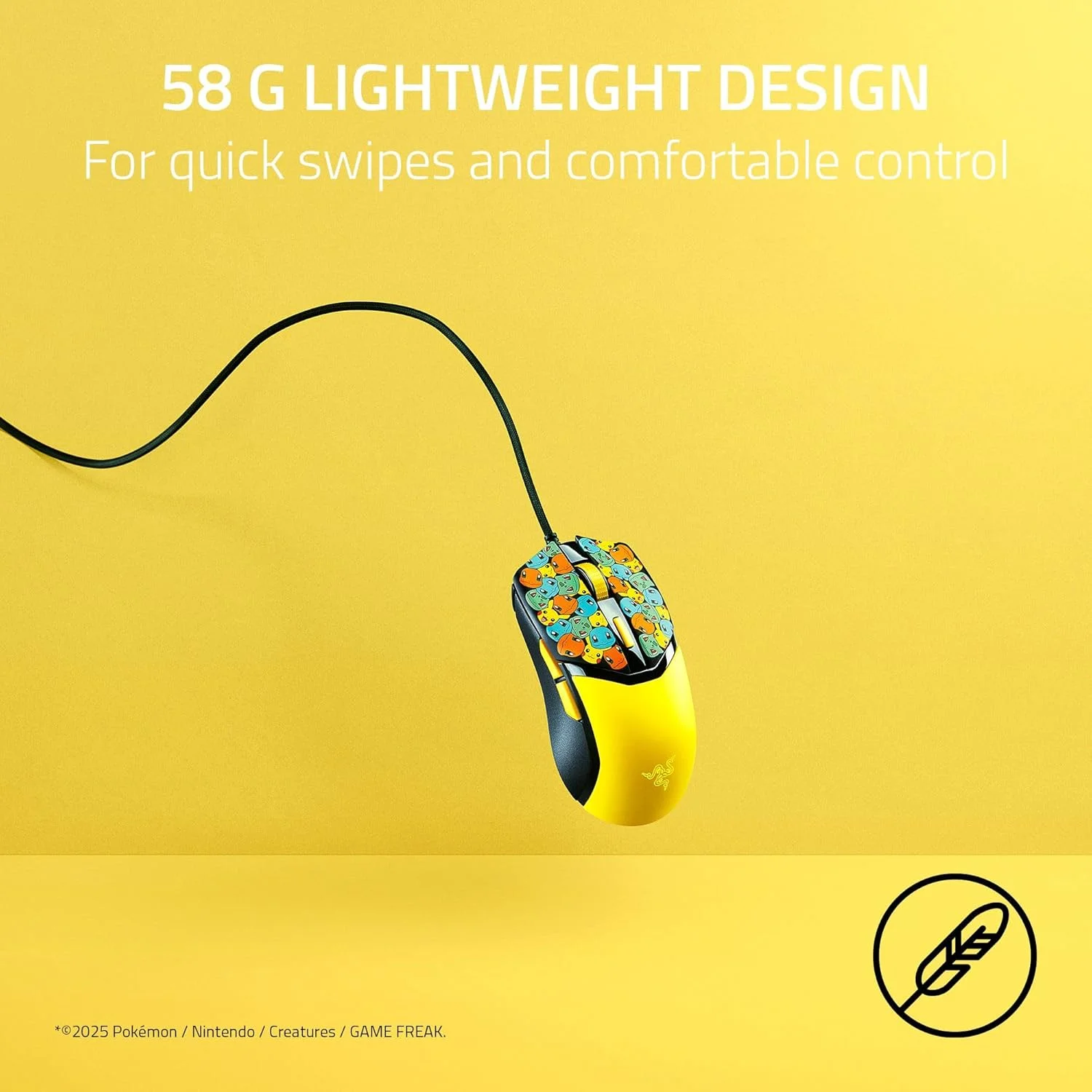 Razer Cobra (Pokémon Edition) — Mouse gaming con cable