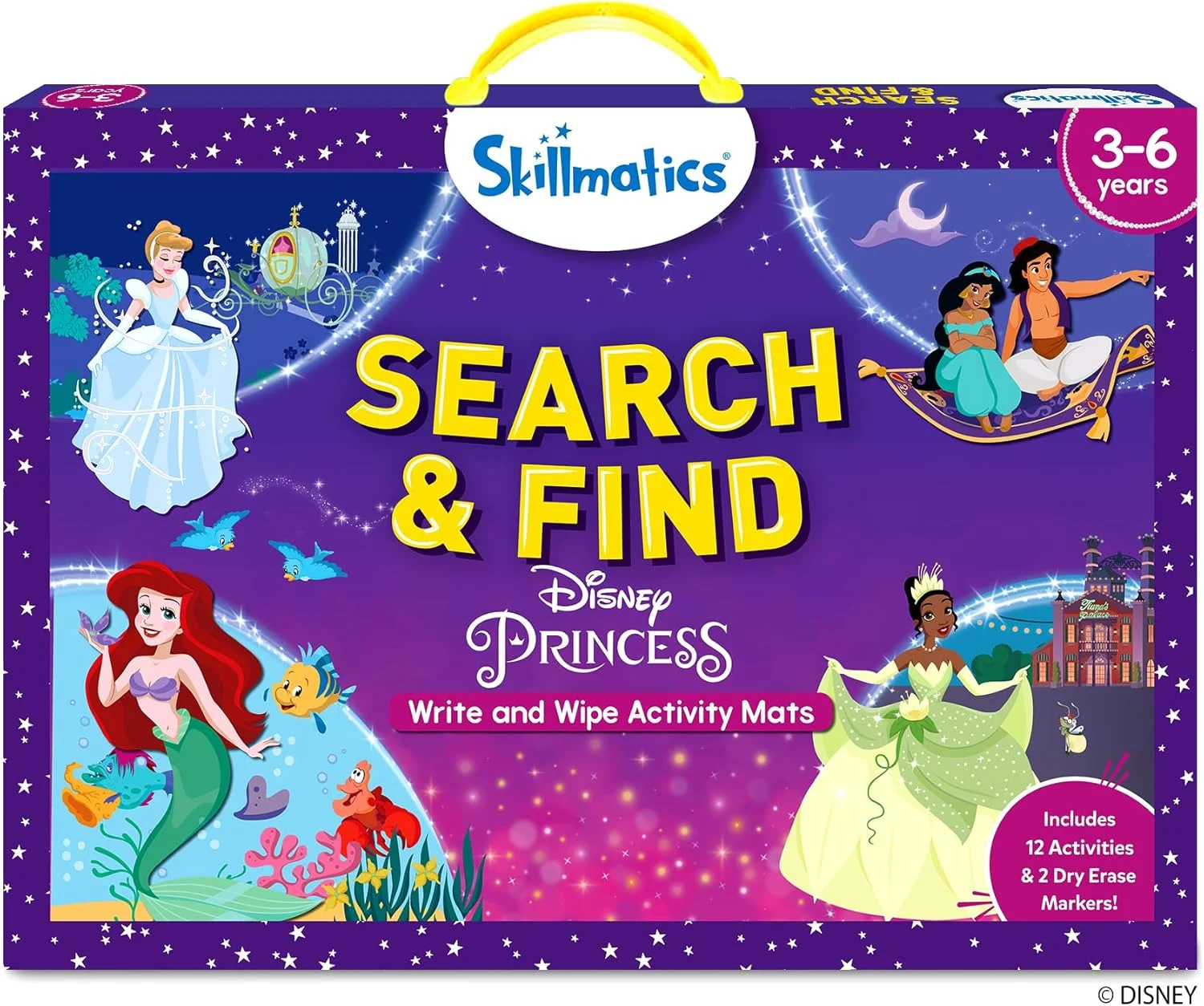 Juego de actividades Search and Find Disney Princess Skillmatics