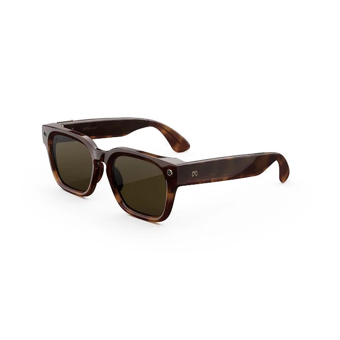 Meta Fury - Mahogany / Green — Lentes AI con cámara y audio