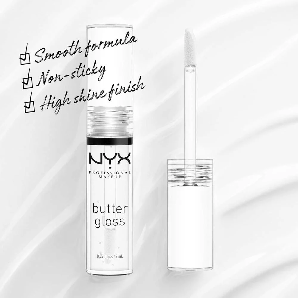 Butter Gloss Sugar Brillo Labial Transparente No Pegajoso