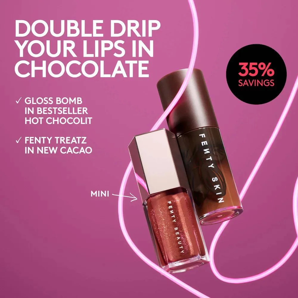 Chocolit Treatz Dúo Iluminador Labial + Aceite Labial