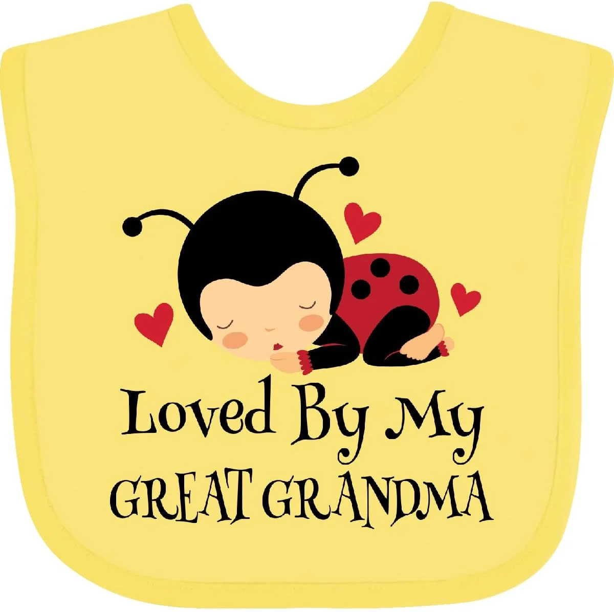 Babero infantil Inktastic Loved By My Great Grandma